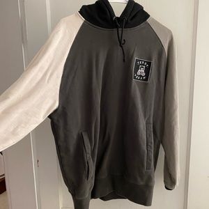 Teddy Fresh gray Mens medium hoodie